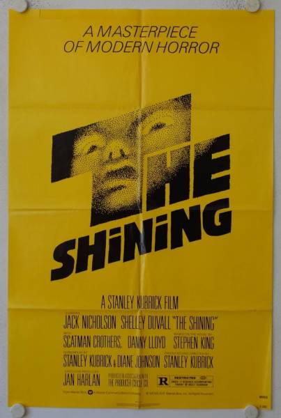 Shining originales US Onesheet Filmplakat